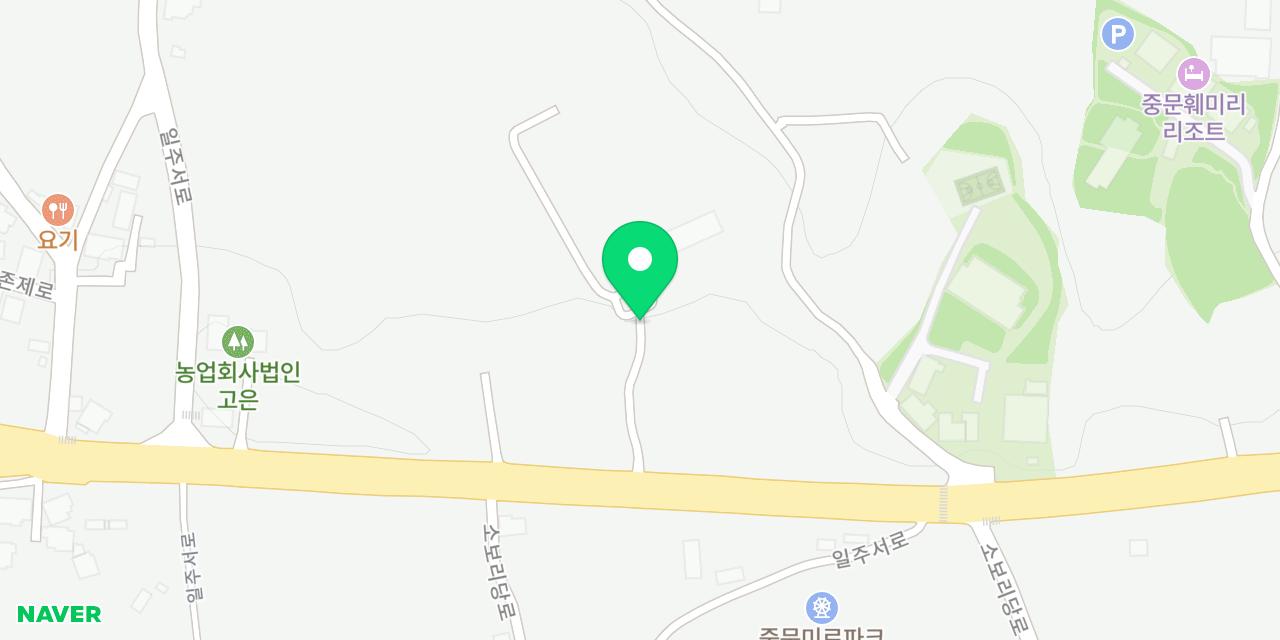 Map showing where Jungmun Godeungeo Ssambap is