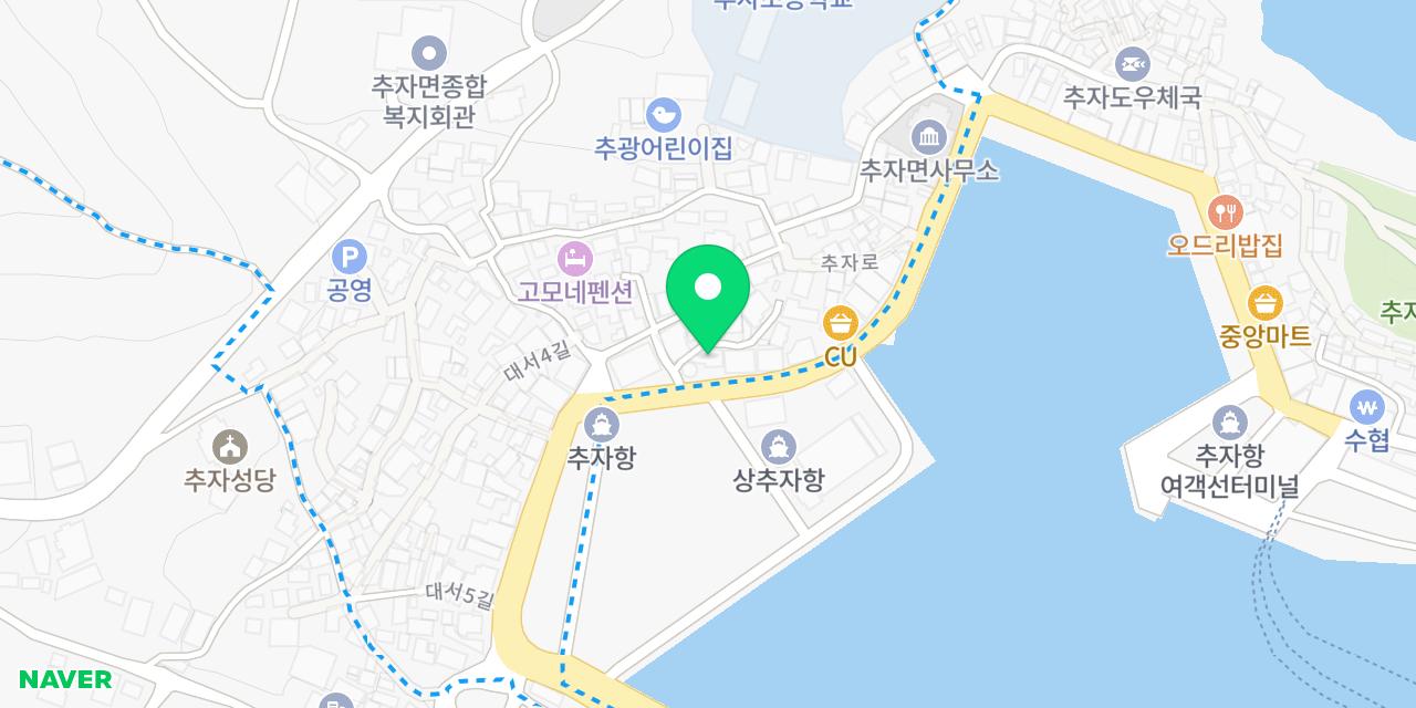 Map showing where Chuja Songsong Kalguksu is