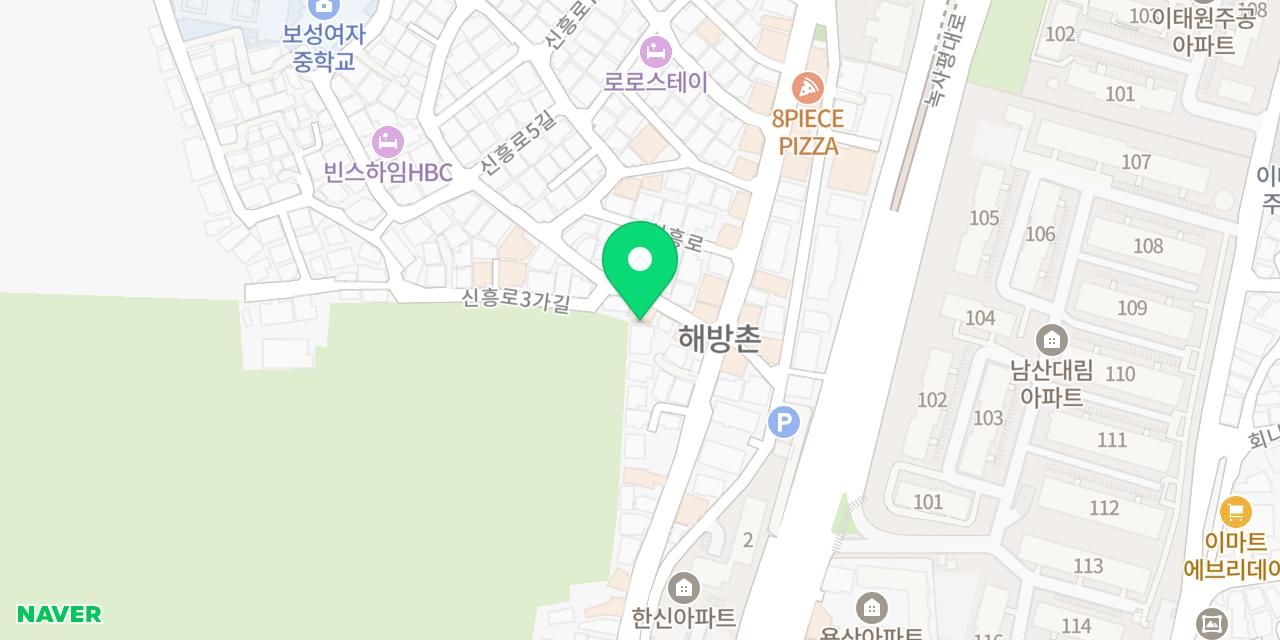 Map showing where Bless Brunch Bar is