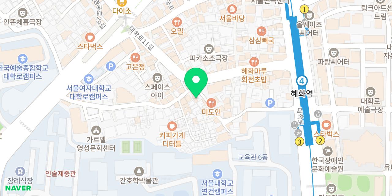 Map showing where Hoho Sikdang is