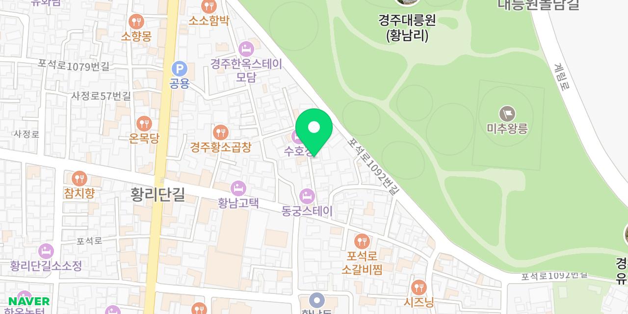Map showing where Hwangnam Yangok is