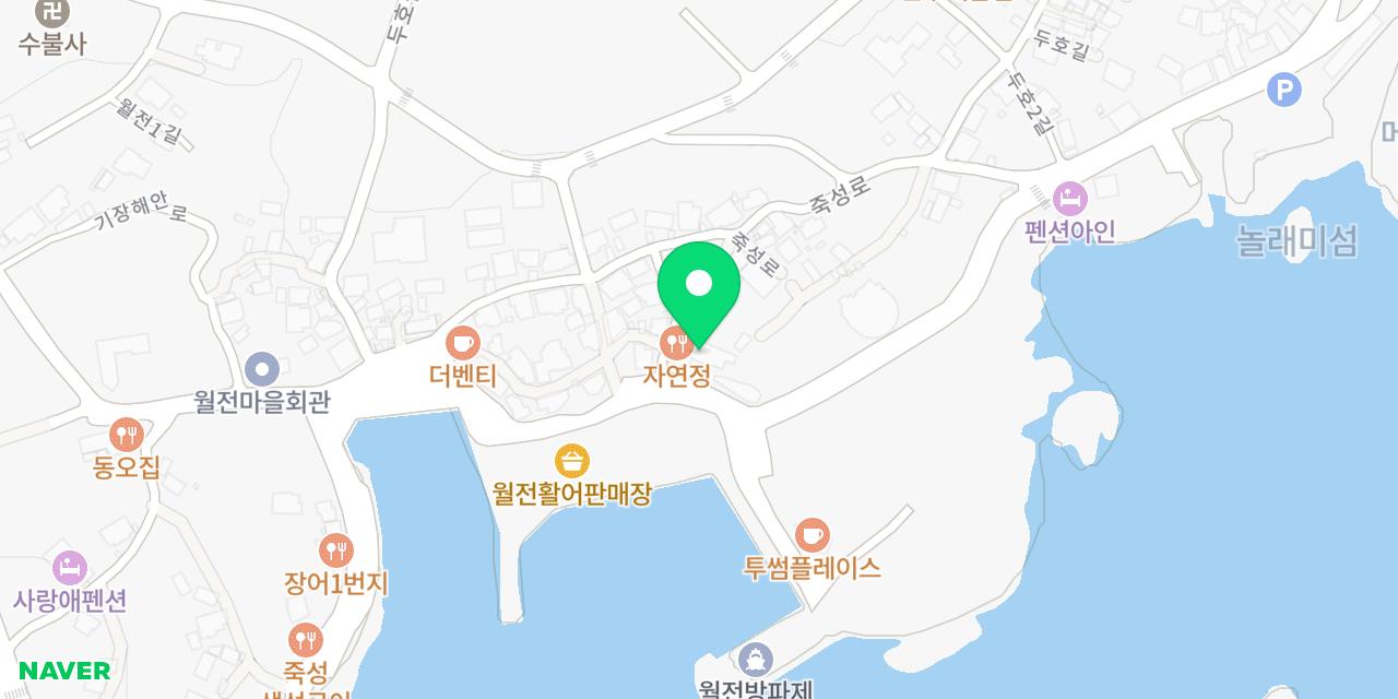 Map showing where Jayeonjeong is