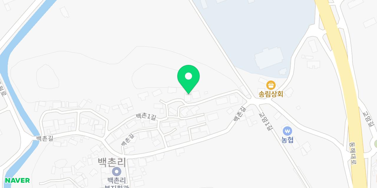 Map showing where Baekchon Makguksu is