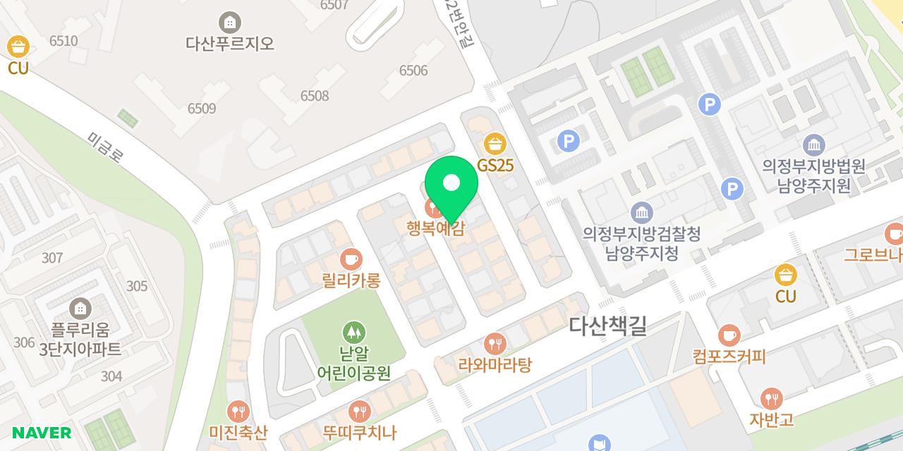 골목안채 위치가 표시된 지도