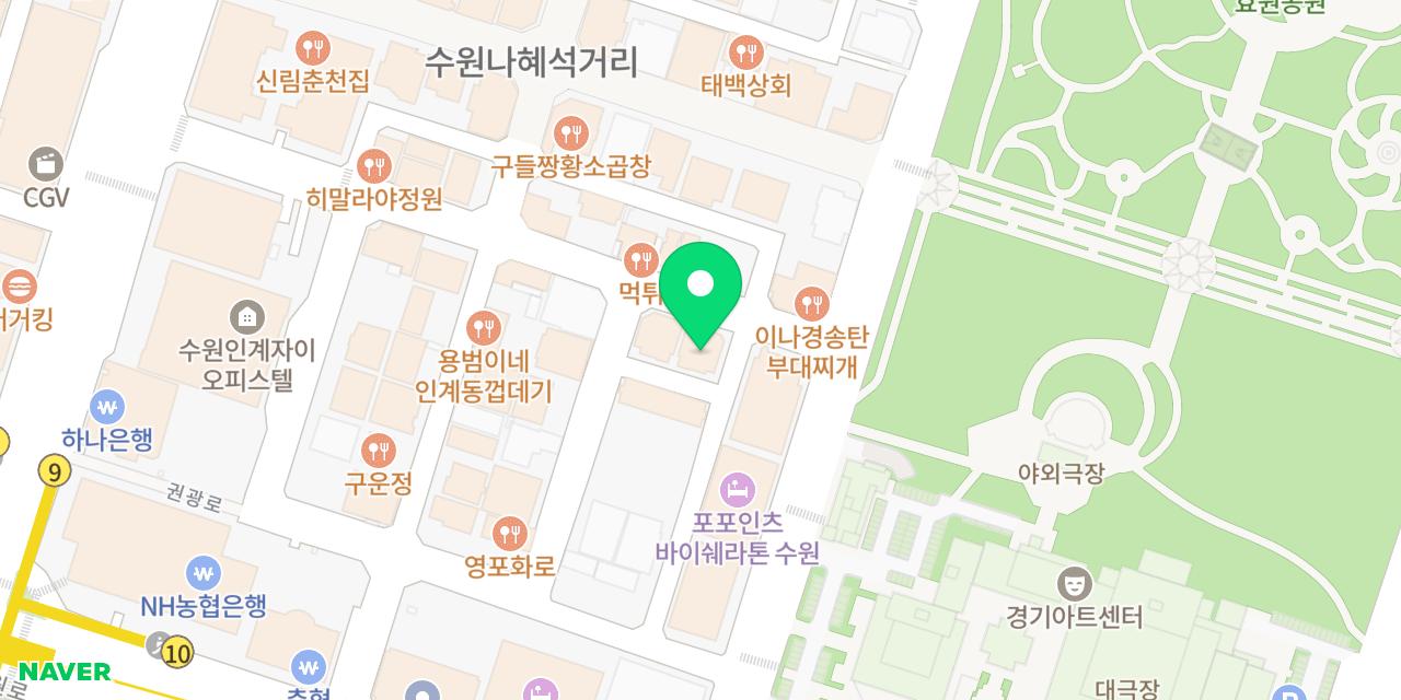 오늘도마순대국 위치가 표시된 지도