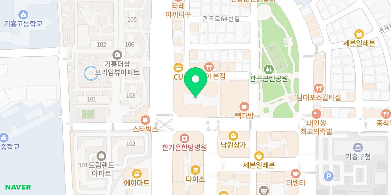 미미마라탕 위치가 표시된 지도