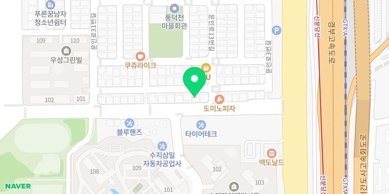 Map showing where cafe222 is