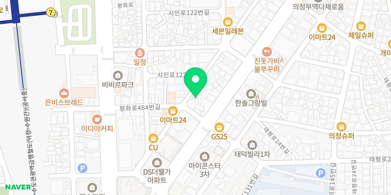 산코 위치가 표시된 지도