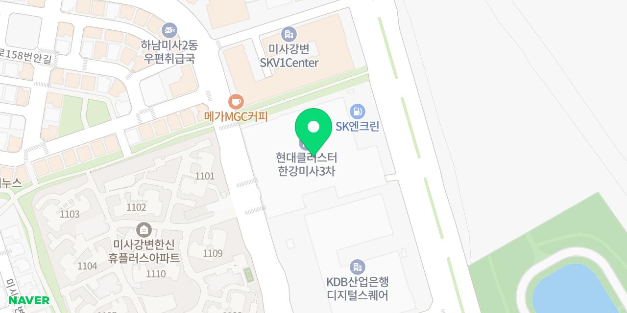 돌쇠쌈밥 위치가 표시된 지도