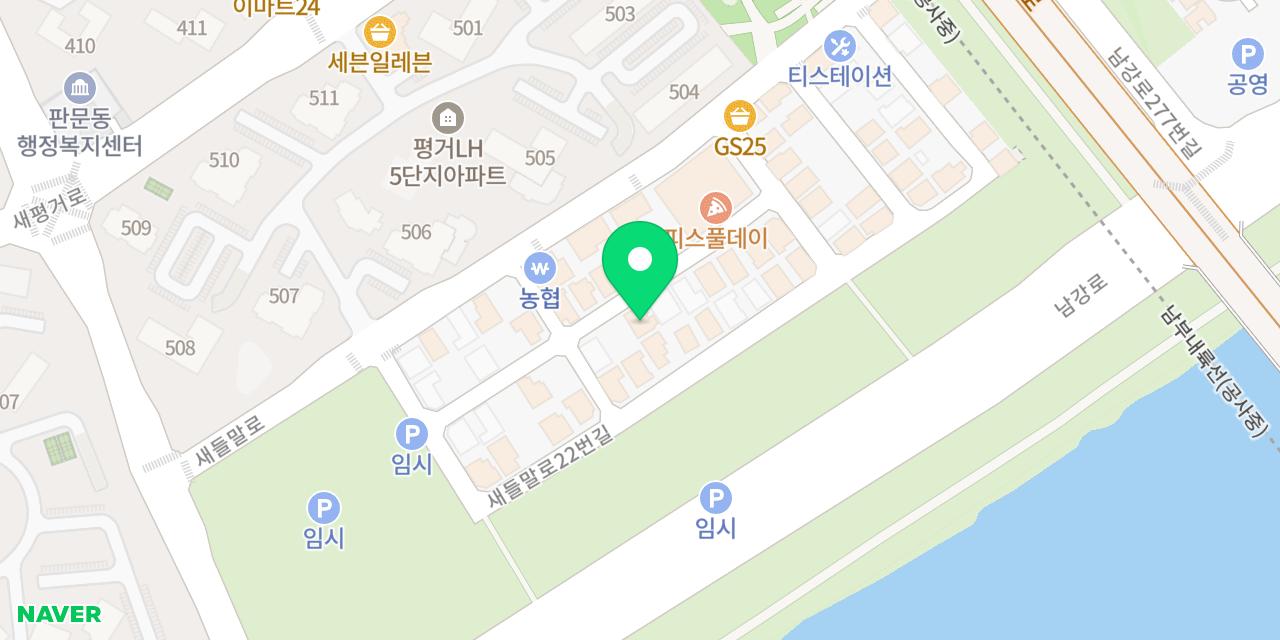 우리동네 작은 이태리 위치가 표시된 지도