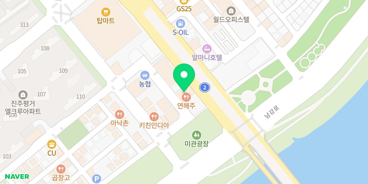 샤브74 위치가 표시된 지도