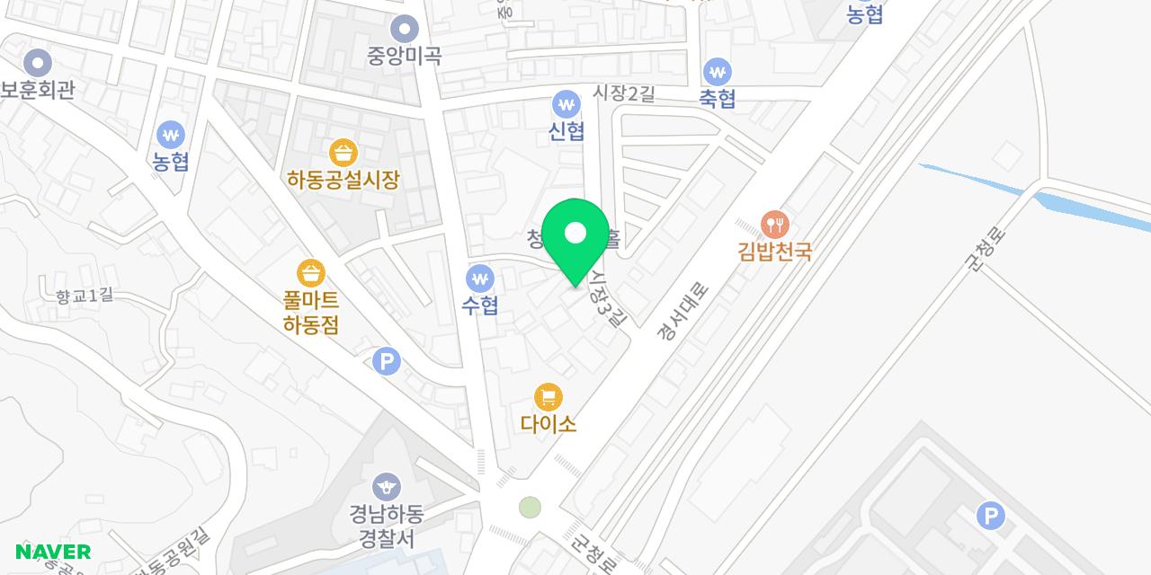 백년국밥 위치가 표시된 지도