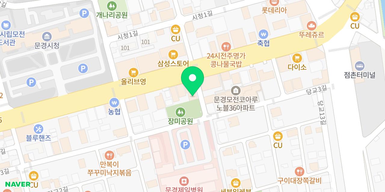 Map showing where Gyeongmi Sundae is