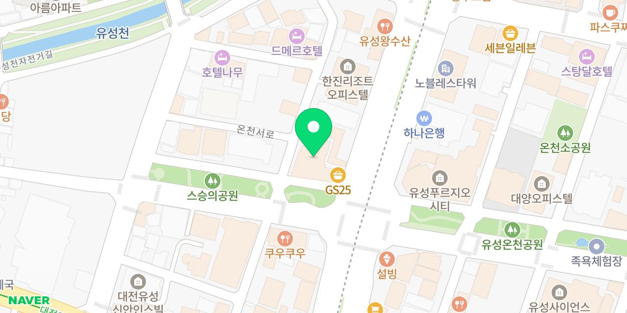 Map showing where Yungane Bbyeodagwi Haejangguk Gamjatang is