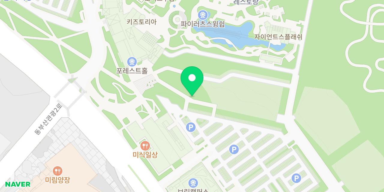 조이풀 푸드플라자 위치가 표시된 지도