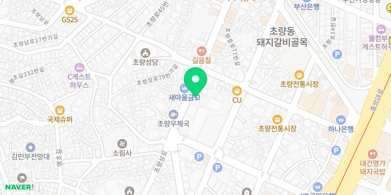 Map showing where Samsan Myeonok is