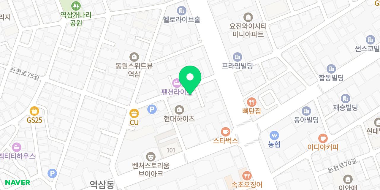 Map showing where Segyeop is
