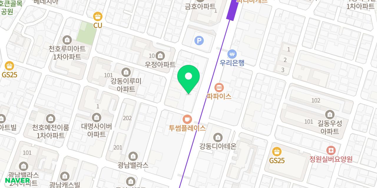 Map showing where Kongsim, Seoul Gubeundari-yeok-jeom is