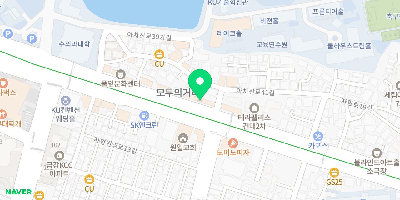 Map showing where Geondae Myeolchi Guksu is