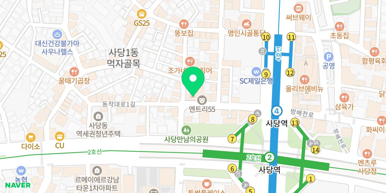 Map showing where entry55 is
