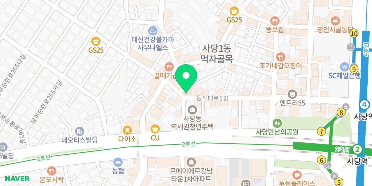 Map showing where Nongoeul is
