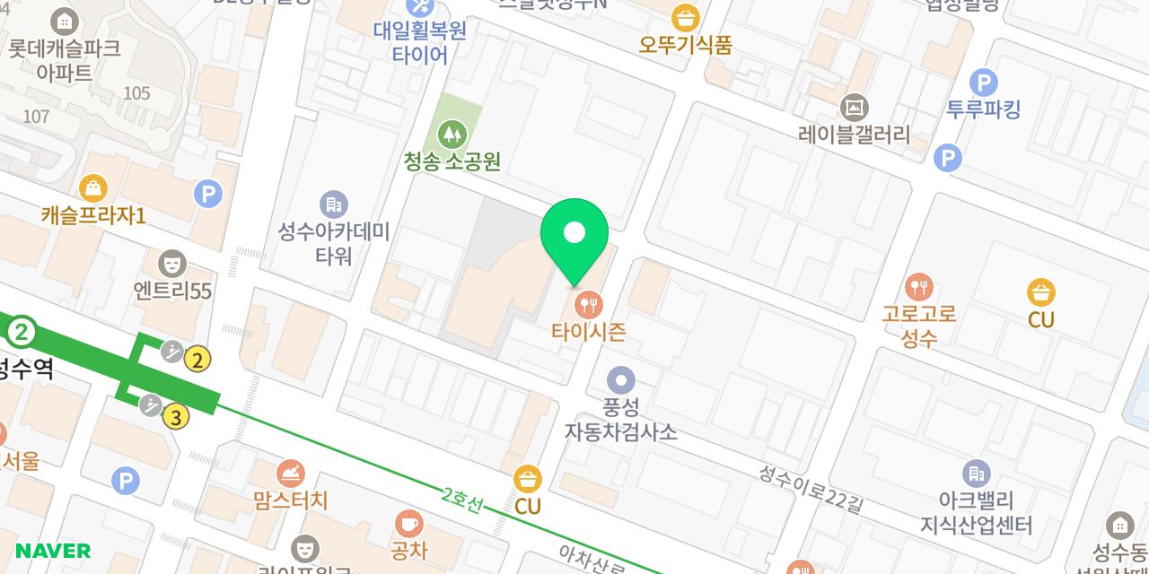 Map showing where Odaeri Guksu is