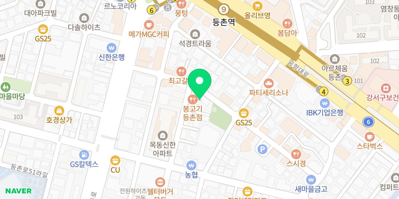 Map showing where Andong Dwaejigalbi is