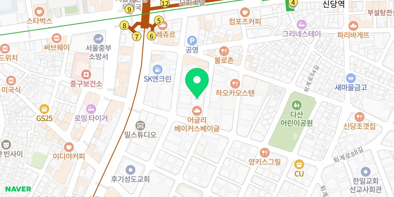 Map showing where ODEN is