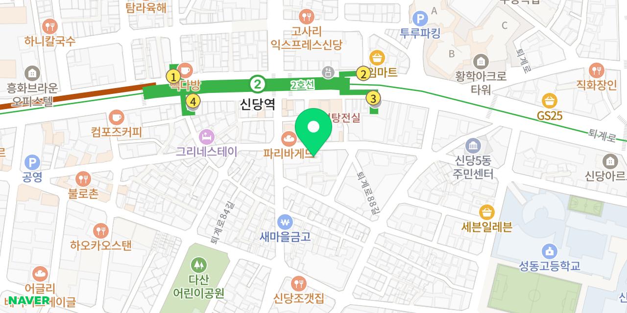 Map showing where Jerry's Kitchen is
