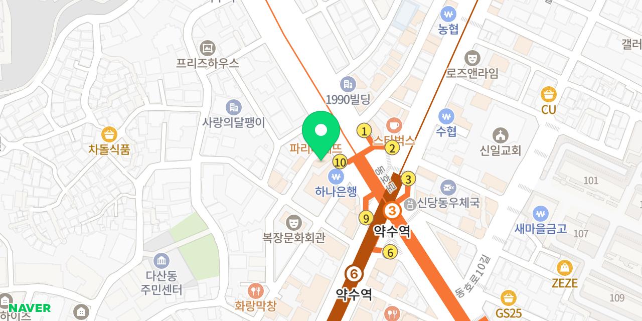 Map showing where Figments is