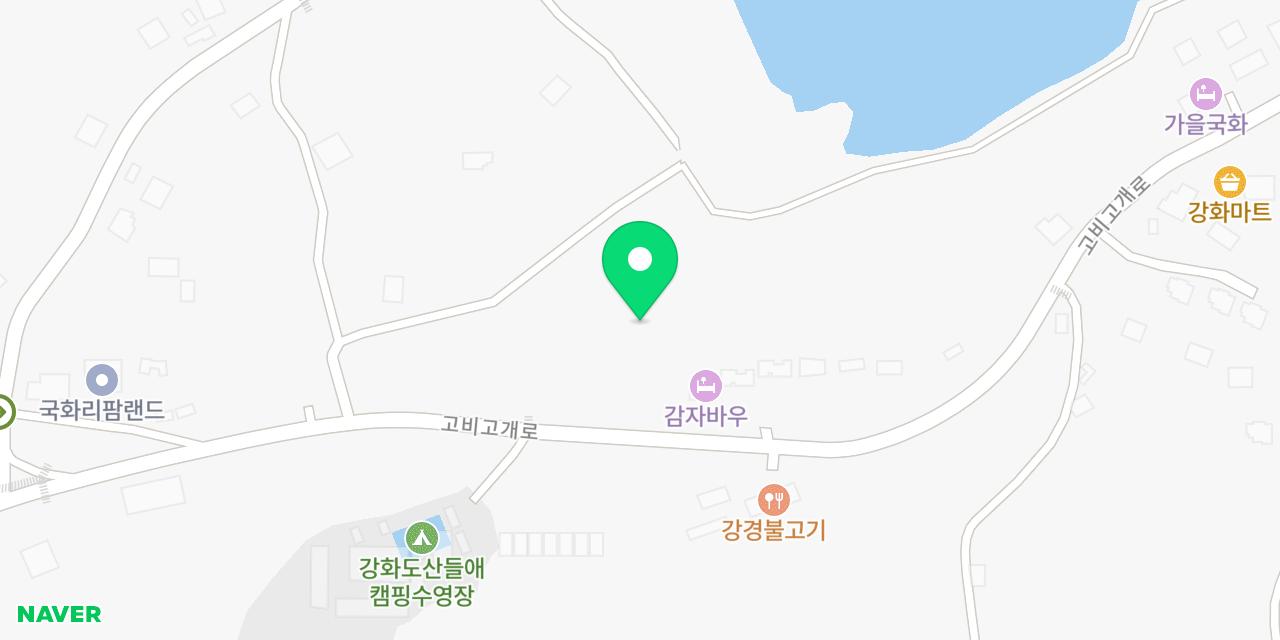 Map showing where Ganggyeong Bulgogi Ganghwa is