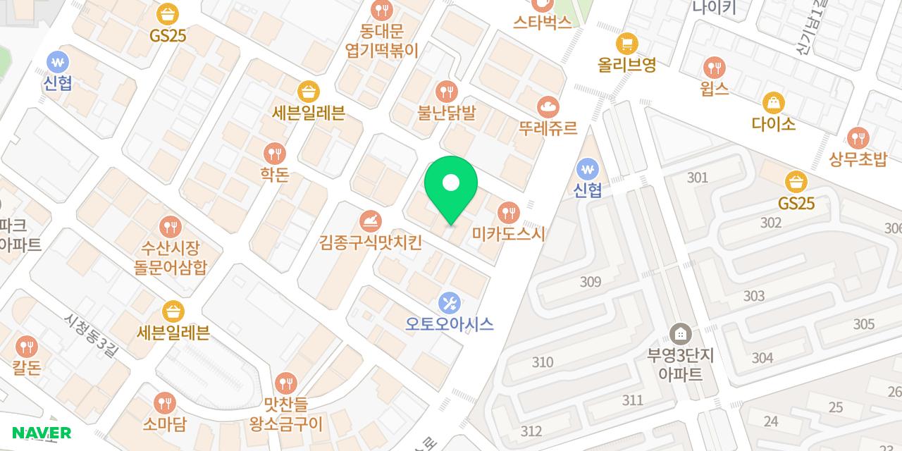 Map showing where Seosigodeng Yeosu-jeom is