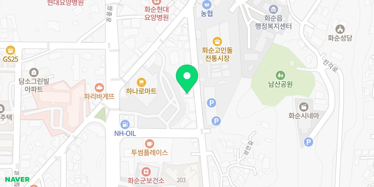 옛날두부 위치가 표시된 지도