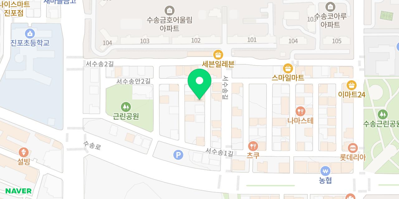 군산전설숯불갈비 위치가 표시된 지도