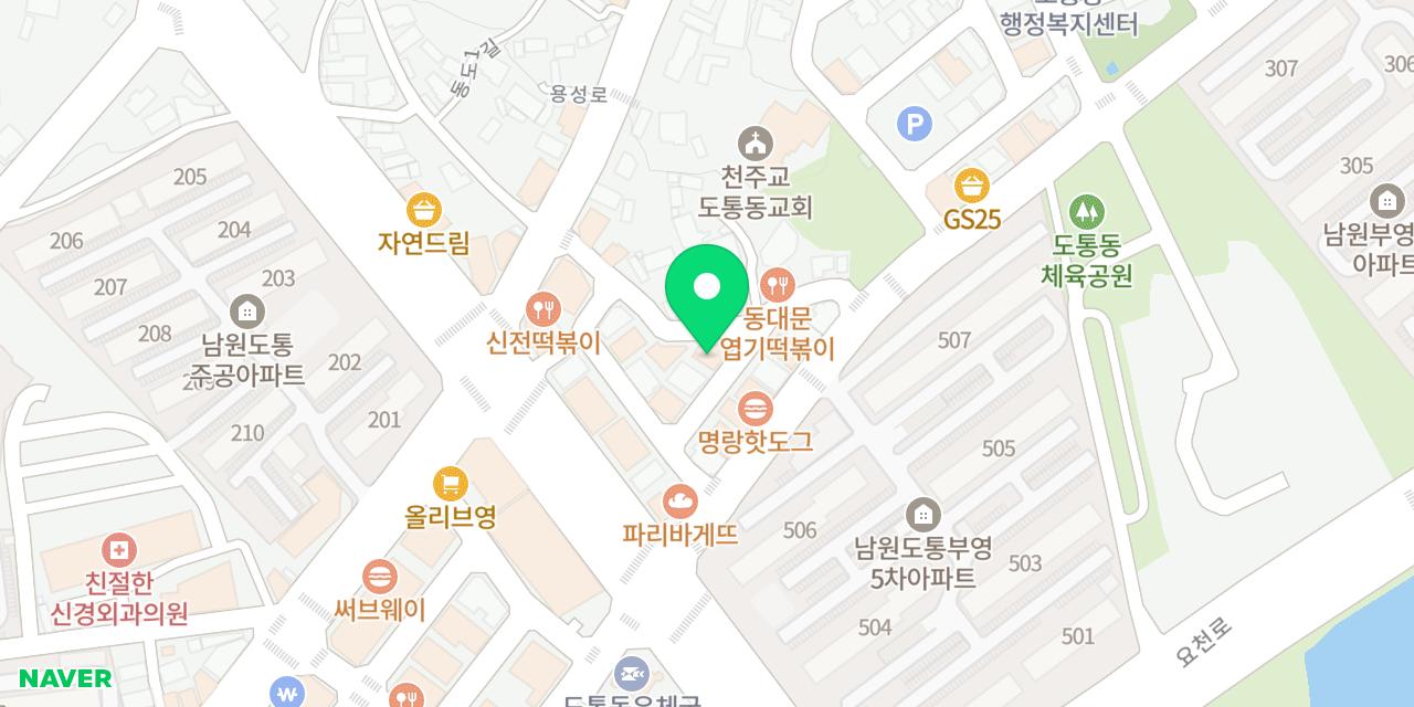 Map showing where Hanumul Kalguksu is
