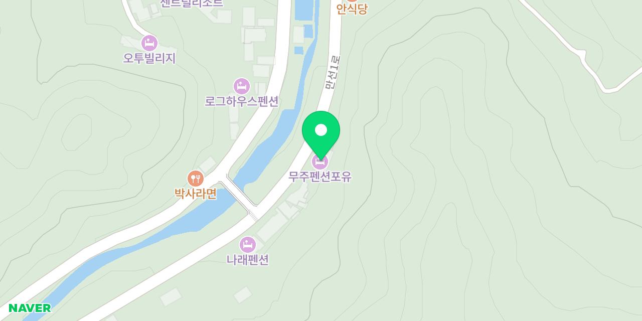 고구려가든 위치가 표시된 지도