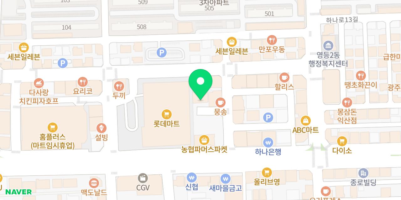 Map showing where Raracost Iksan Yeongdeung is