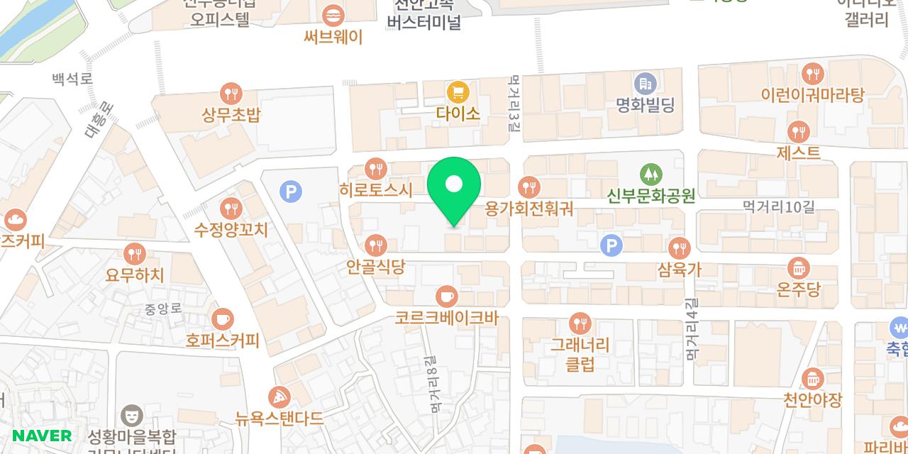 Map showing where Dining TAMONG is