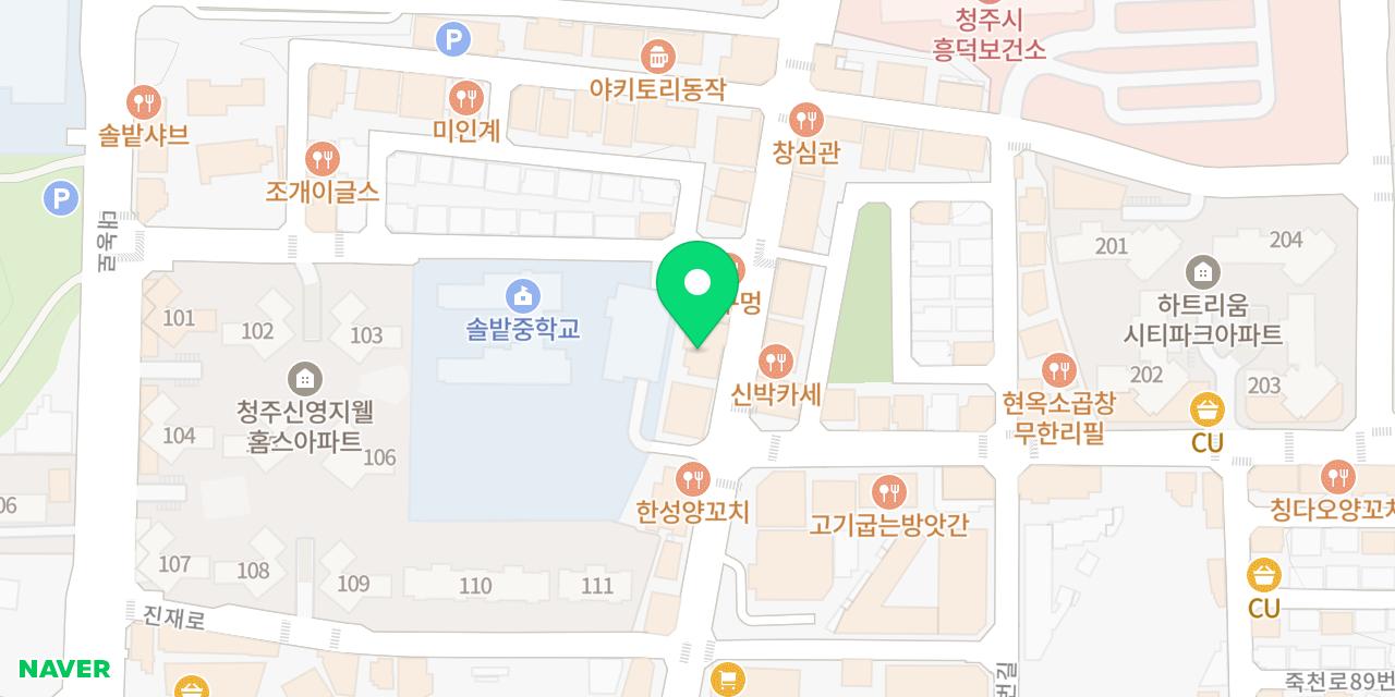 국제양육관 위치가 표시된 지도