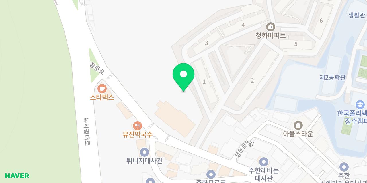 클레오 위치가 표시된 지도