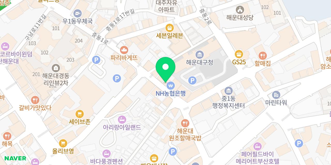 신흥관 위치가 표시된 지도