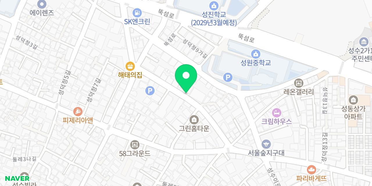 밀스 위치가 표시된 지도