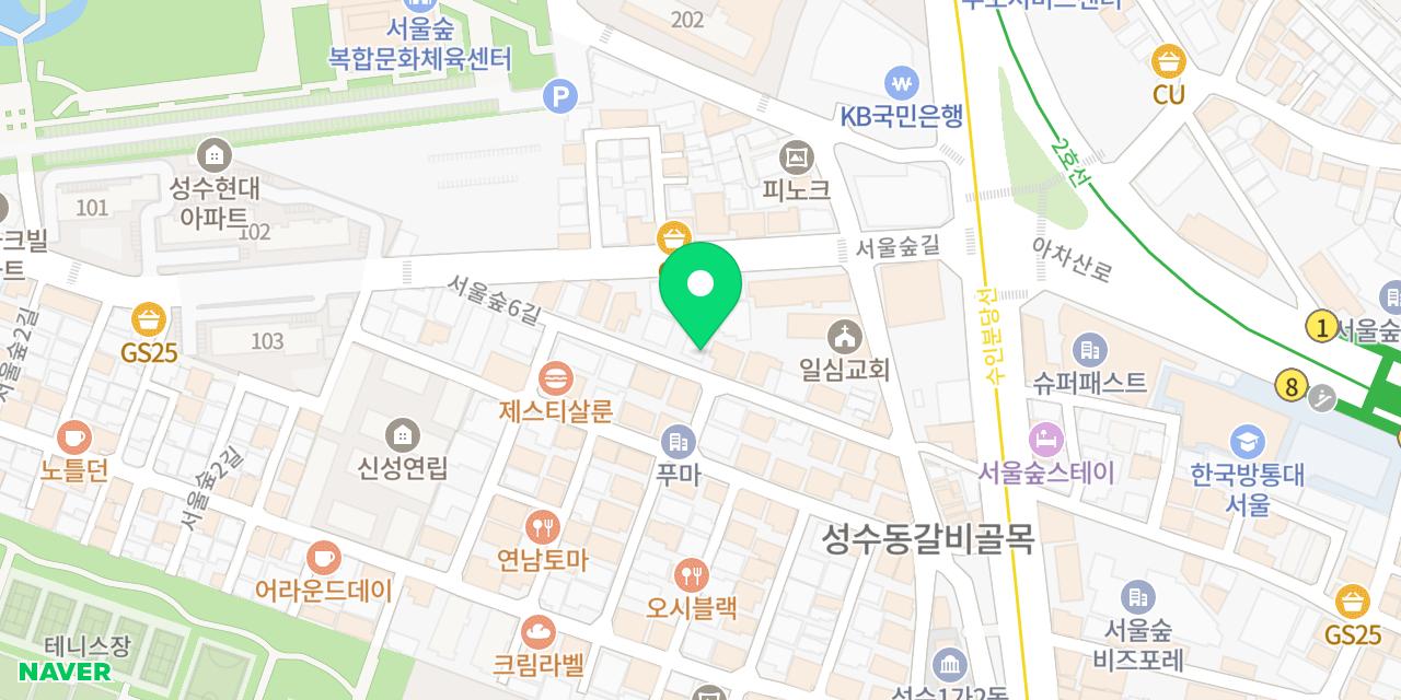 Map showing where Seusi Doku Deo Seongsu is