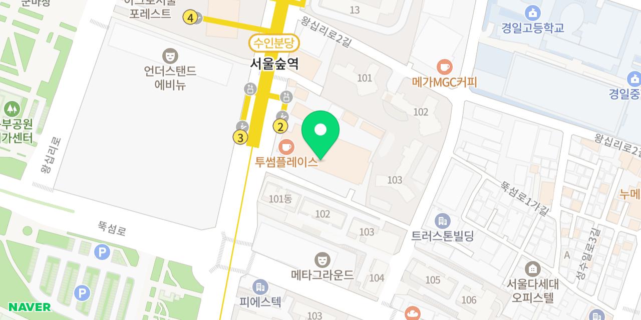 육타 위치가 표시된 지도