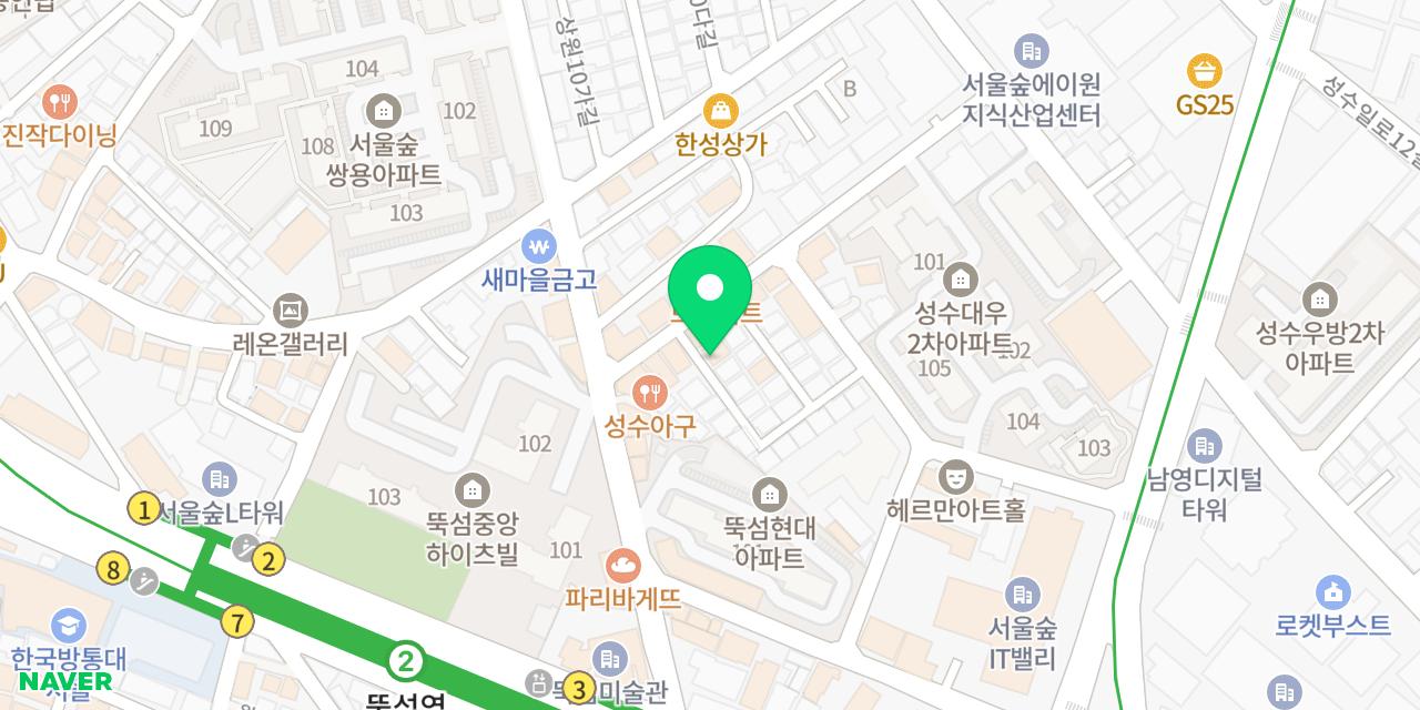 치리미리 위치가 표시된 지도