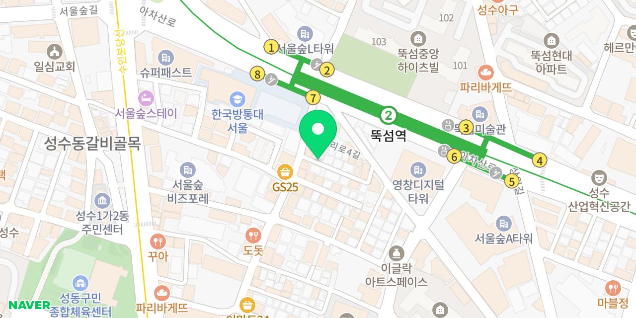 Map showing where Hyeon Simyasikdang is