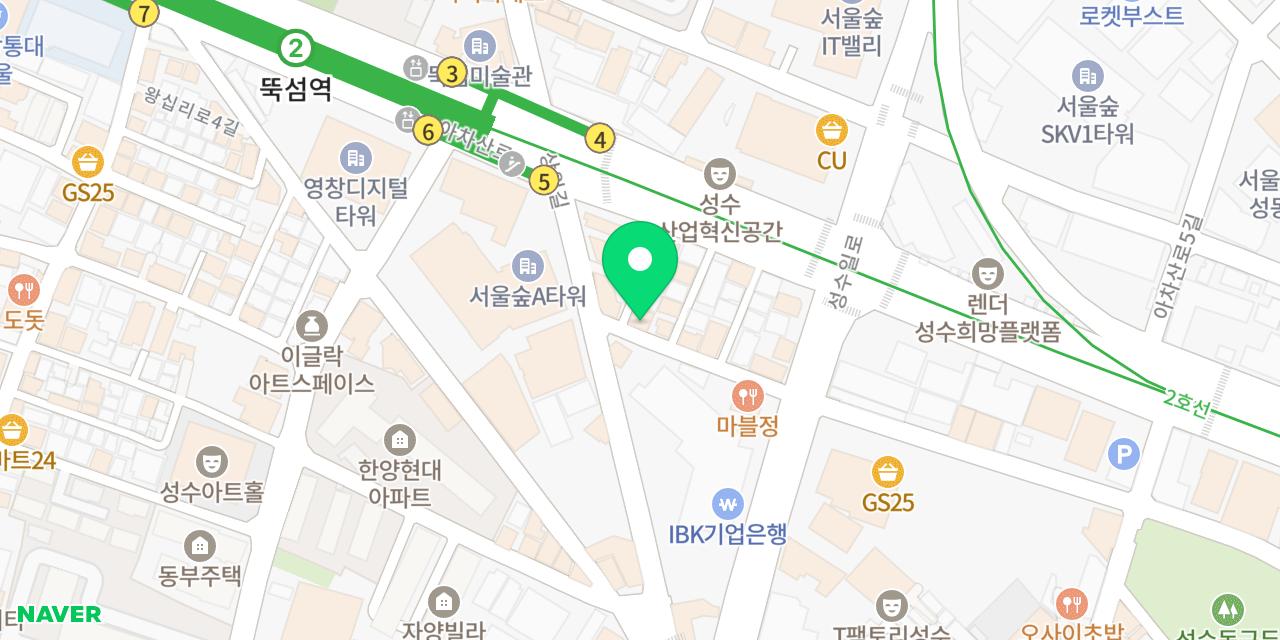 Map showing where Huijeong Bogamjok is