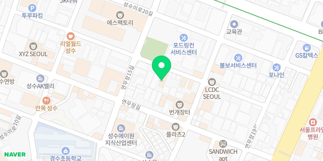 Map showing where Bored & Hungry is