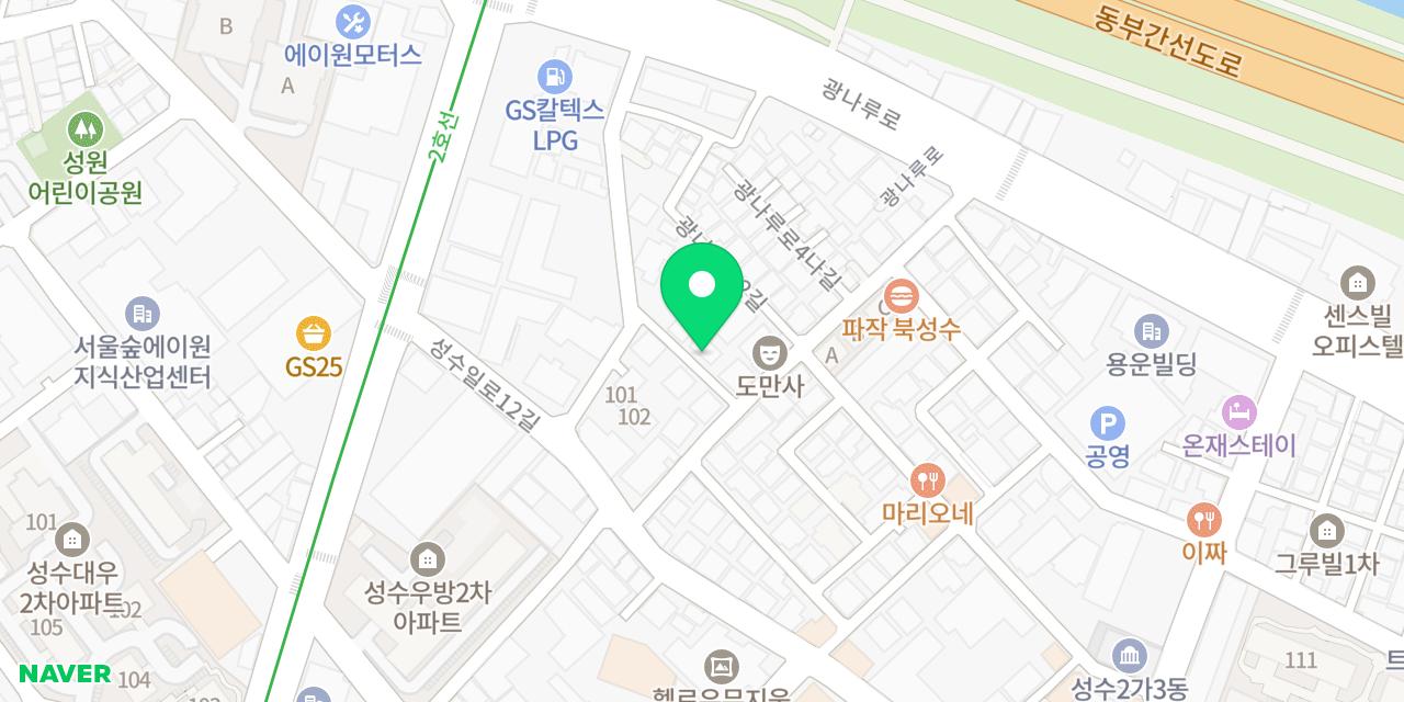 나린제 위치가 표시된 지도