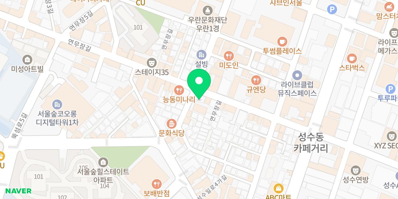 Map showing where Girin 1-inyong Hoejeon Hwogwo Seongsu-jeom is